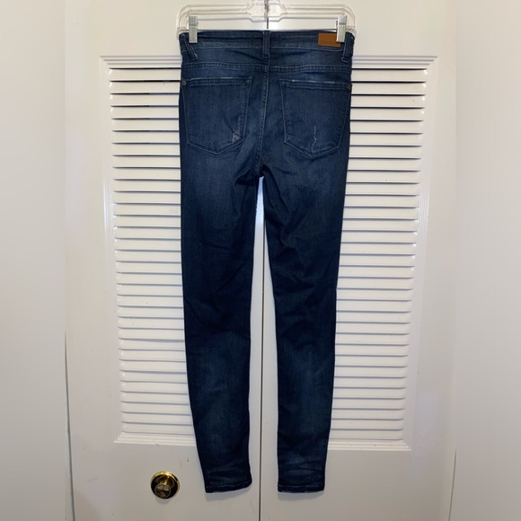 Judy Blue Straight fit Jeans Size 3 26 Dark Wash - Picture 5 of 5